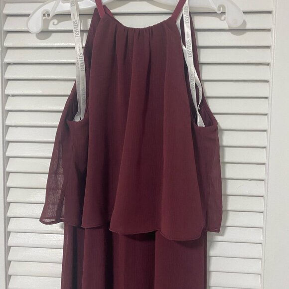✨ Girls Burgundy Maxi Dress – Size 12 ✨ - Picture 3 of 4